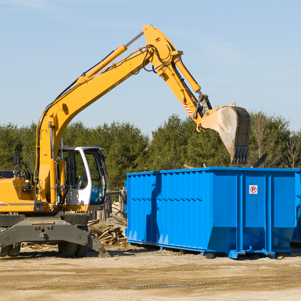 is there a minimum or maximum amount of waste i can put in a residential dumpster in Vega TX